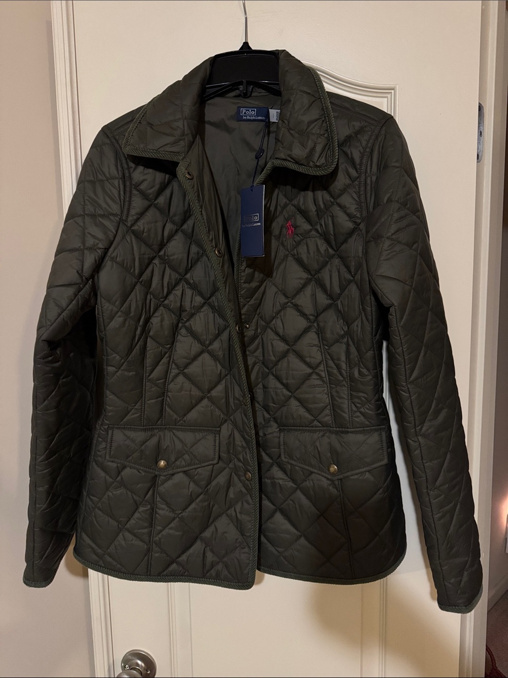 Polo by Ralph Lauren Women's Quilted Olive Green Jacket